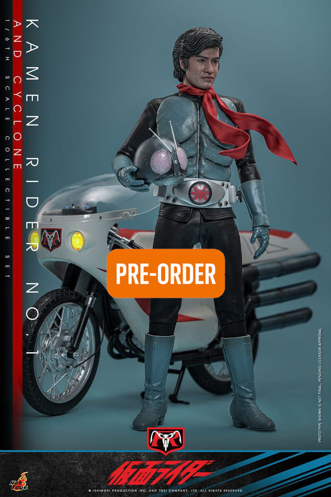 🔴PRE-ORDER Kamen Rider No. 1 and Cylone  1/6 Kamen Rider