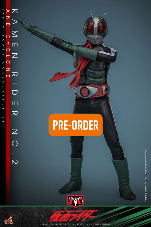 🔴PRE-ORDER Kamen Rider No. 2 and Cylone 1/6 Kamen Rider