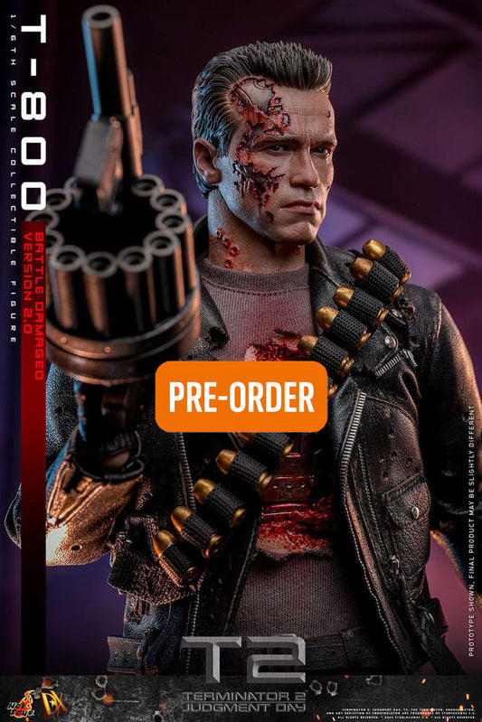 🔴PRE-ORDER T-800 Battle Damaged Version 2.0 1/6 Terminator 2 Figura Movie Masterpiece