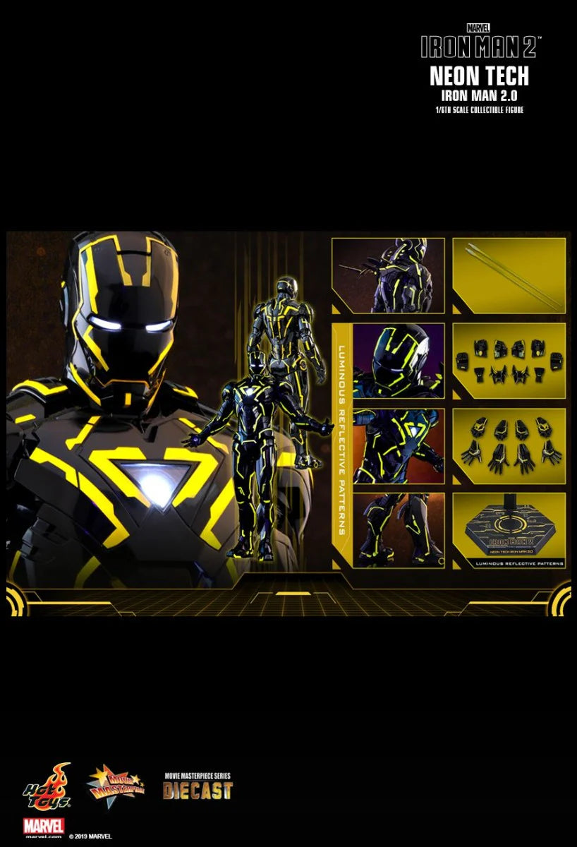 Neon Tech Iron Man 2.0 1/6 Iron Man 2