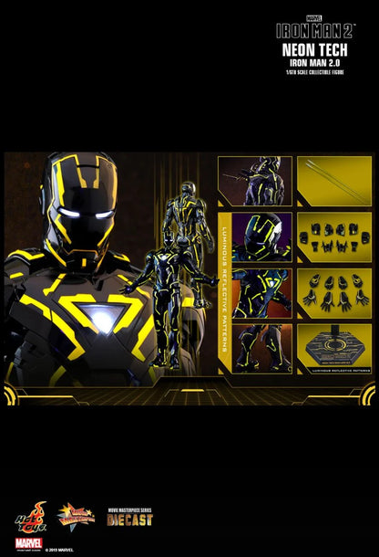 Neon Tech Iron Man 2.0 1/6 Iron Man 2