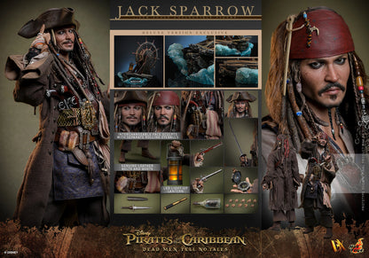 Jack Sparrow 1/6 Versión DELUXE Piratas del caribe La venganza de Salazar
