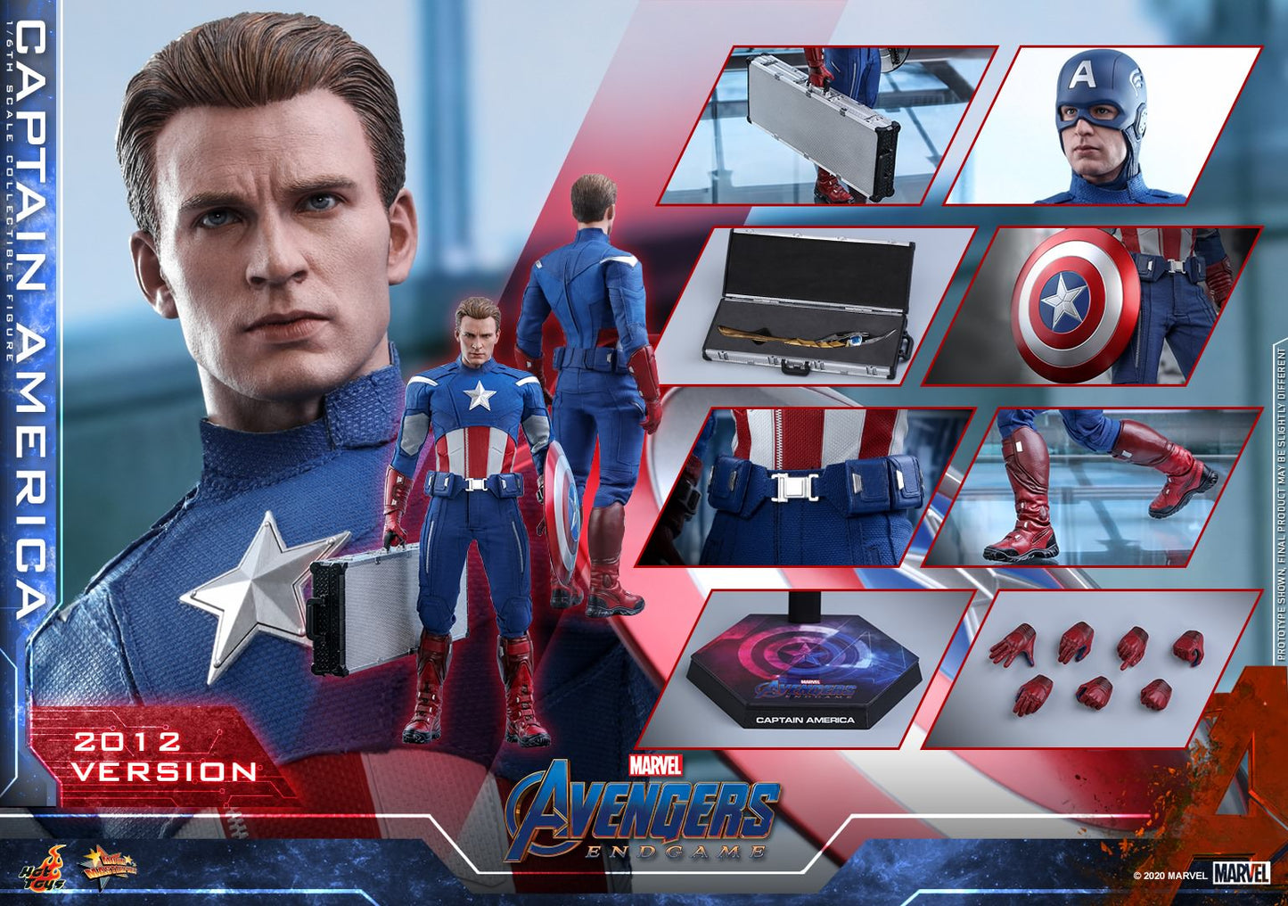 Captain America (2012 Version) 1 /6 Avengers Endgame