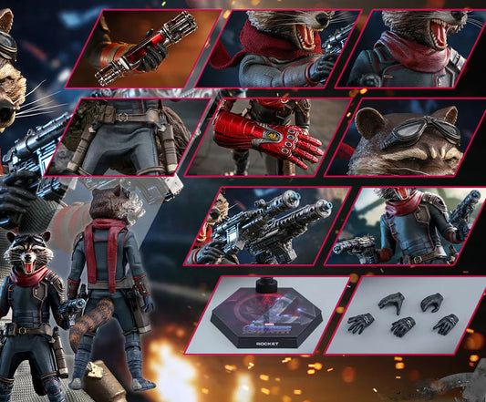 ROCKET 1/6 Hot Toys MMS548 AVENGERS: ENDGAME