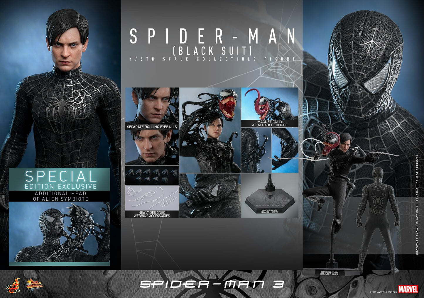 Spider-man 1/6 Black Suit Special Edition