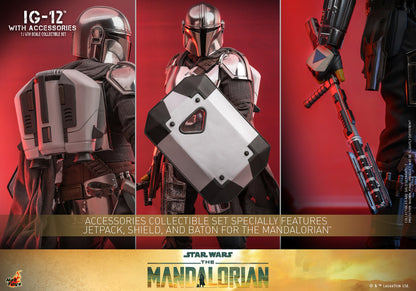IG-12 con accesorios 1/6 Star Wars The Mandalorian Hot Toys