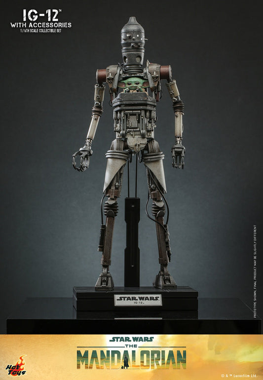 IG-12 con accesorios 1/6 Star Wars The Mandalorian Hot Toys