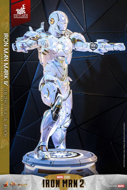 Iron Man Mark IV (Sub-Zero Fractal Armor) Hot Toys Exclusive 1/6 Iron Man 2 Movie Masterpiece Diecast