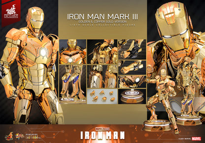 Iron Man Mark III 1/6 Golden & Copper Gold Version