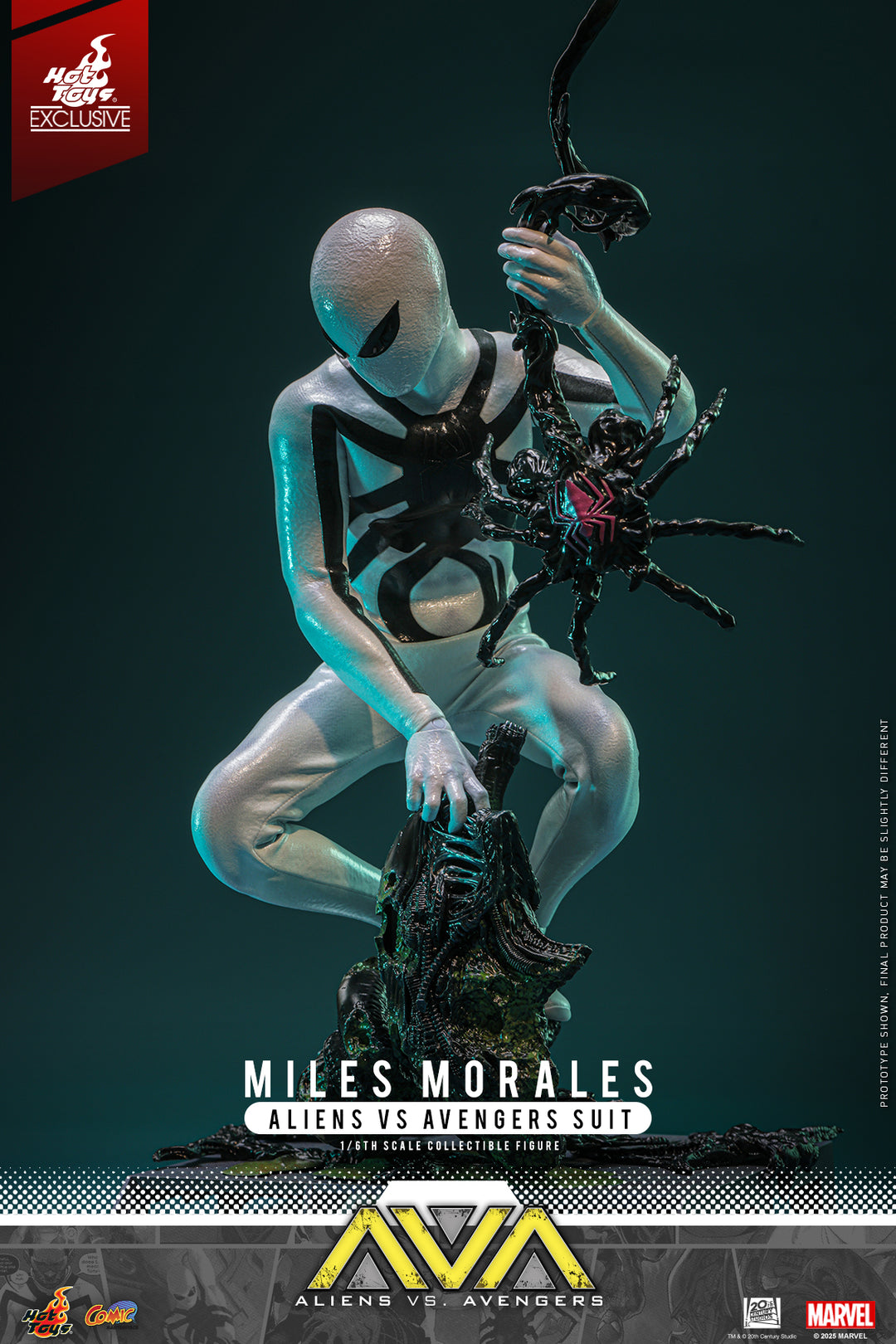 Miles Morales 1/6 (Aliens Vs. Avengers Suit) Collectible Figure [Hot Toys Exclusive]