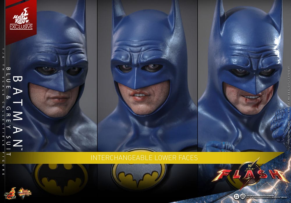 Batman The Flash (traje azul y gris) 1/6 Hot Toys