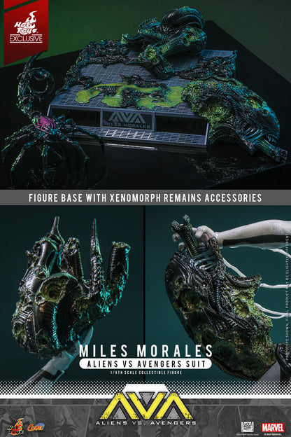 Miles Morales 1/6 (Aliens Vs. Avengers Suit) Collectible Figure [Hot Toys Exclusive]