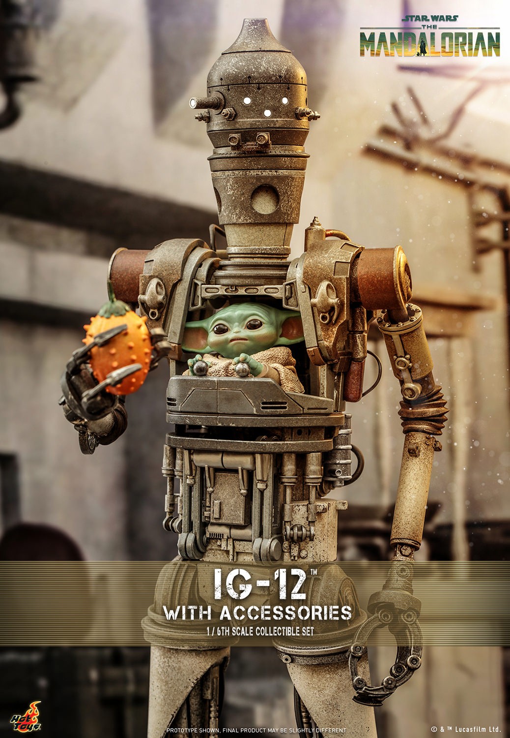 IG-12 con accesorios 1/6 Star Wars The Mandalorian Hot Toys