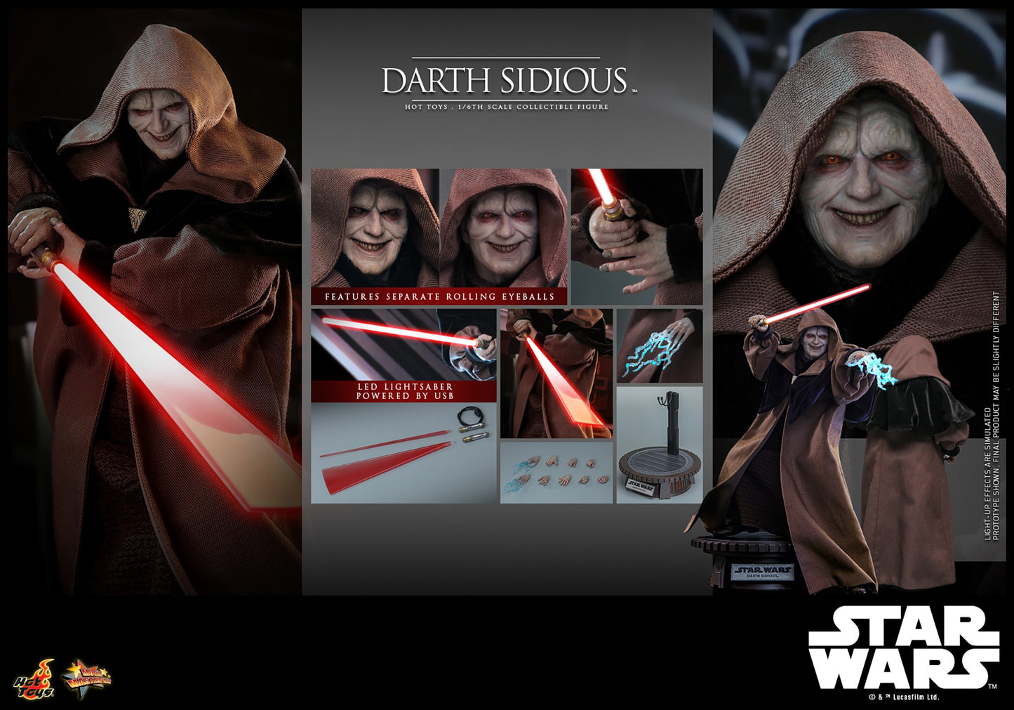 Darth Sidious 1/6 Star Wars