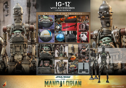 IG-12 con accesorios 1/6 Star Wars The Mandalorian Hot Toys