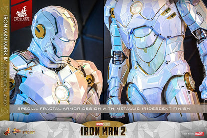 Iron Man Mark IV (Sub-Zero Fractal Armor) Hot Toys Exclusive 1/6 Iron Man 2 Movie Masterpiece Diecast