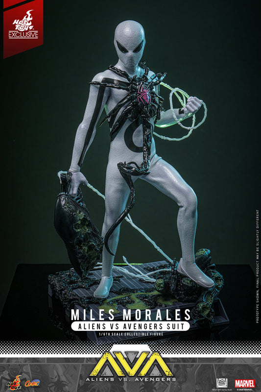 Miles Morales 1/6 (Aliens Vs. Avengers Suit) Collectible Figure [Hot Toys Exclusive]