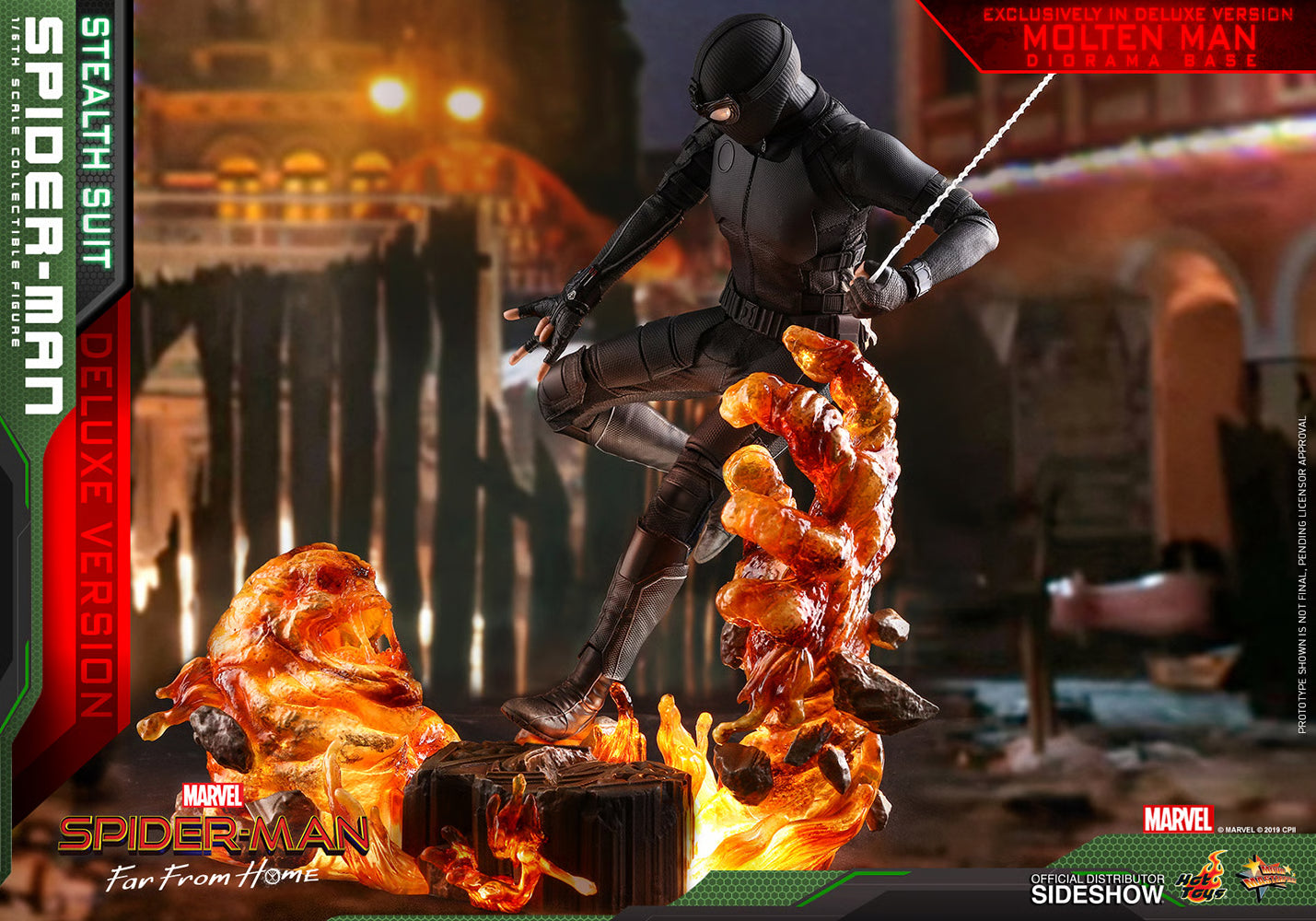 Spider-Man (Stealth Suit) Deluxe Version 1/6 Hot Toys