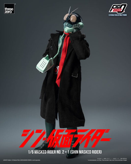 Masked Rider No.2+1 (Shin Masked Rider) 1/6 Kamen Rider Figura FigZero