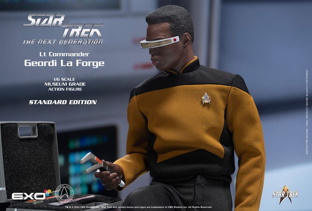 Lt. Commander Geordi La Forge (Standard Version) 1/6 Star Trek: The Next Generation Figura