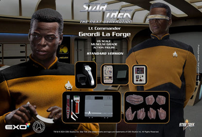Lt. Commander Geordi La Forge (Standard Version) 1/6 Star Trek: The Next Generation Figura