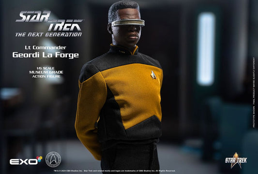 Lt. Commander Geordi La Forge (Essentials Version) 1/6 Star Trek: The Next Generation Figura
