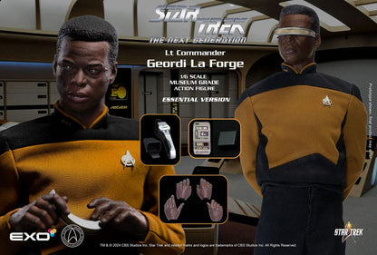 Lt. Commander Geordi La Forge (Essentials Version) 1/6 Star Trek: The Next Generation Figura