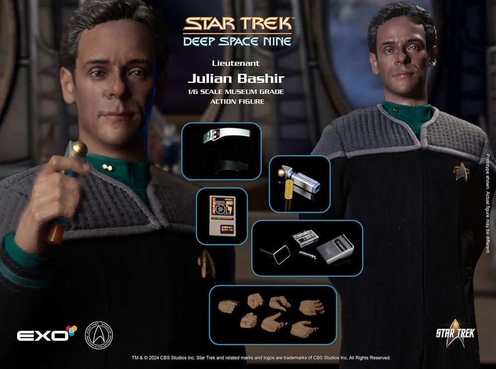 Dr. Julian Bashir 1/6 Star Trek: Deep Space Nine Figura