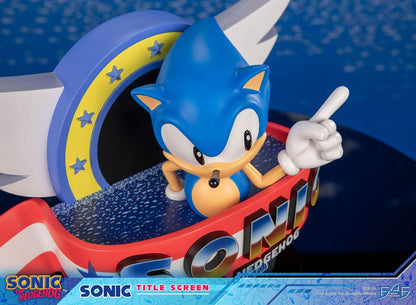 🔴PRE-ORDER Sonic the Hedgehog Estatua Sonic Title Screen