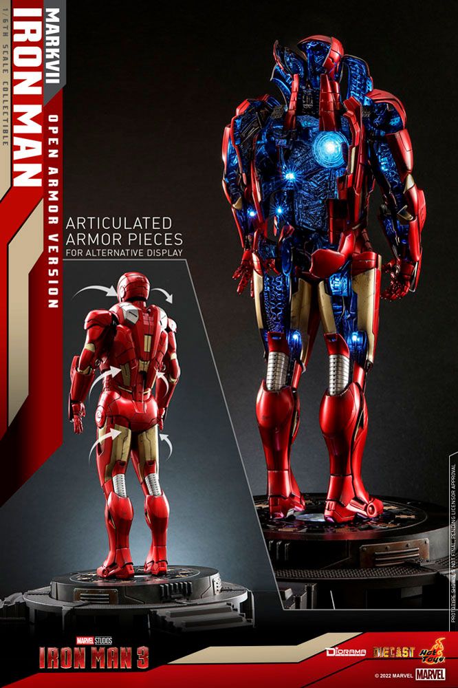Iron Man Mark VII (Open Armor Version) 1/6 Iron Man 3 Diorama