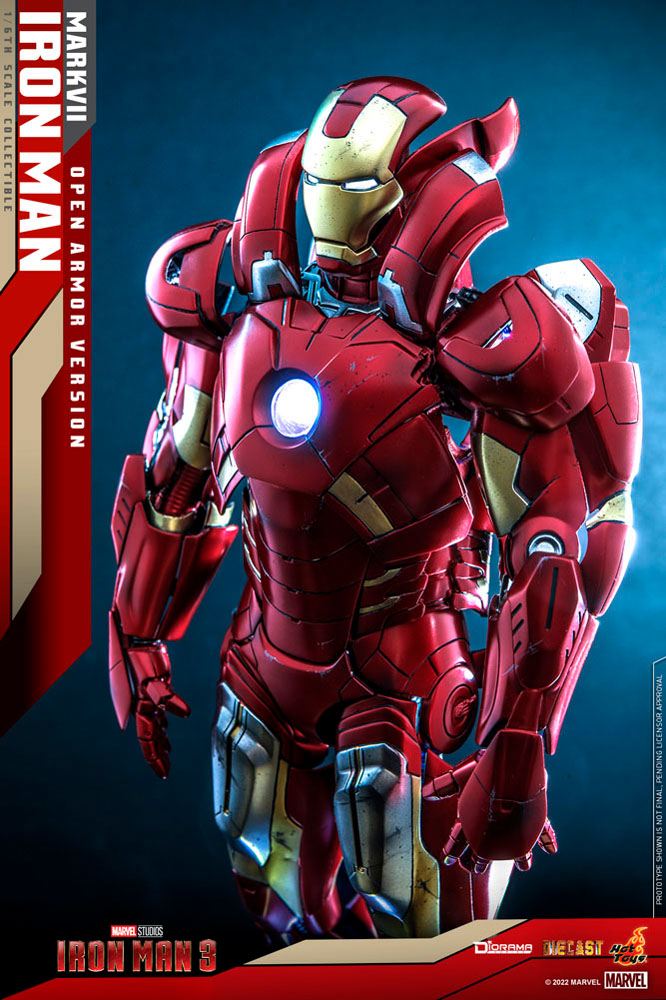 Iron Man Mark VII (Open Armor Version) 1/6 Iron Man 3 Diorama
