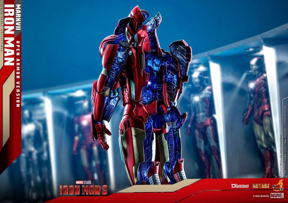 Iron Man Mark VII (Open Armor Version) 1/6 Iron Man 3 Diorama