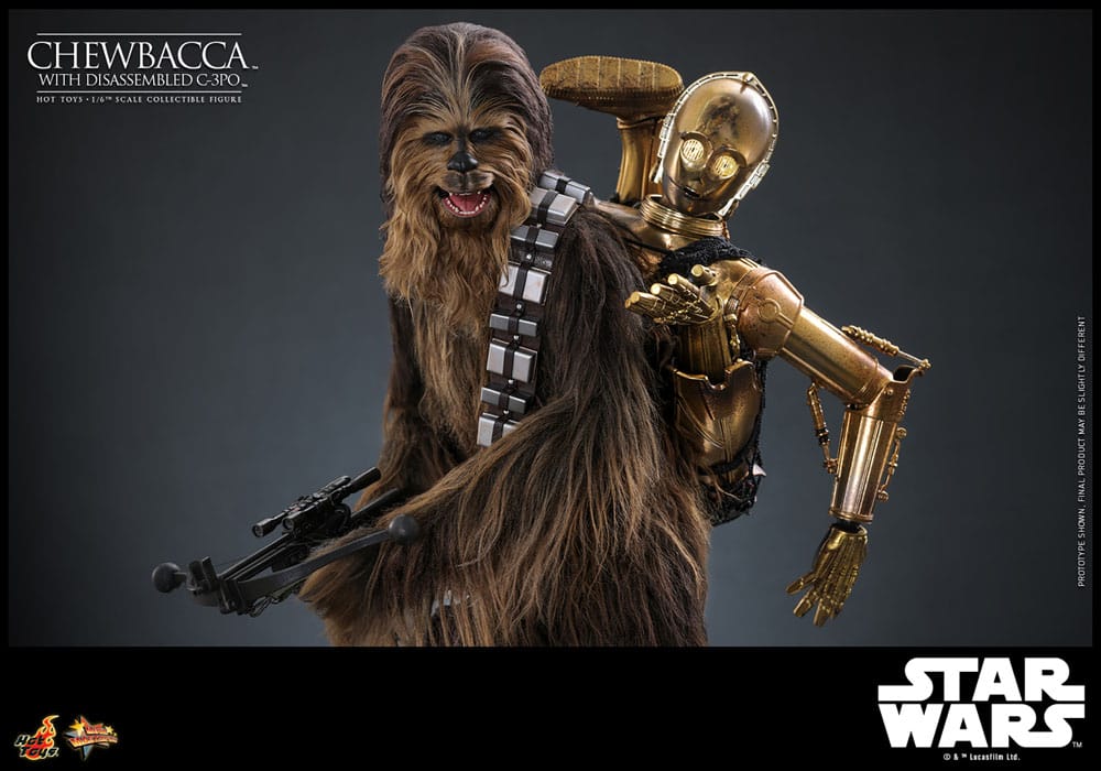 🔴PRE-ORDER Chewbacca with Disassembled C-3PO 1/6 Star Wars Episode V Figura Movie Masterpiece