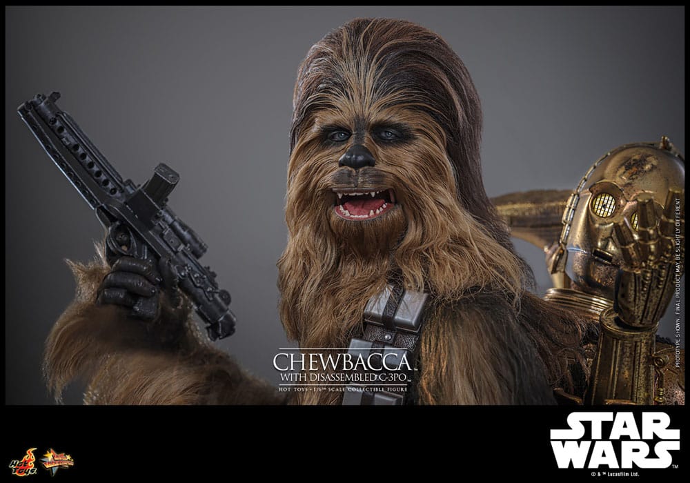 🔴PRE-ORDER Chewbacca with Disassembled C-3PO 1/6 Star Wars Episode V Figura Movie Masterpiece