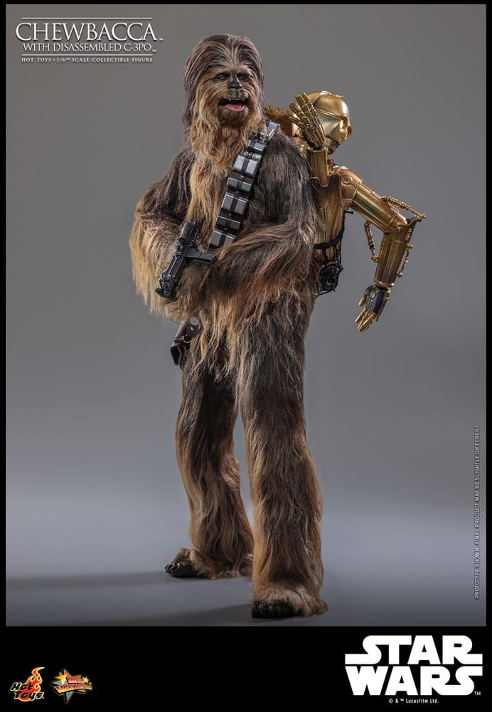 🔴PRE-ORDER Chewbacca with Disassembled C-3PO 1/6 Star Wars Episode V Figura Movie Masterpiece