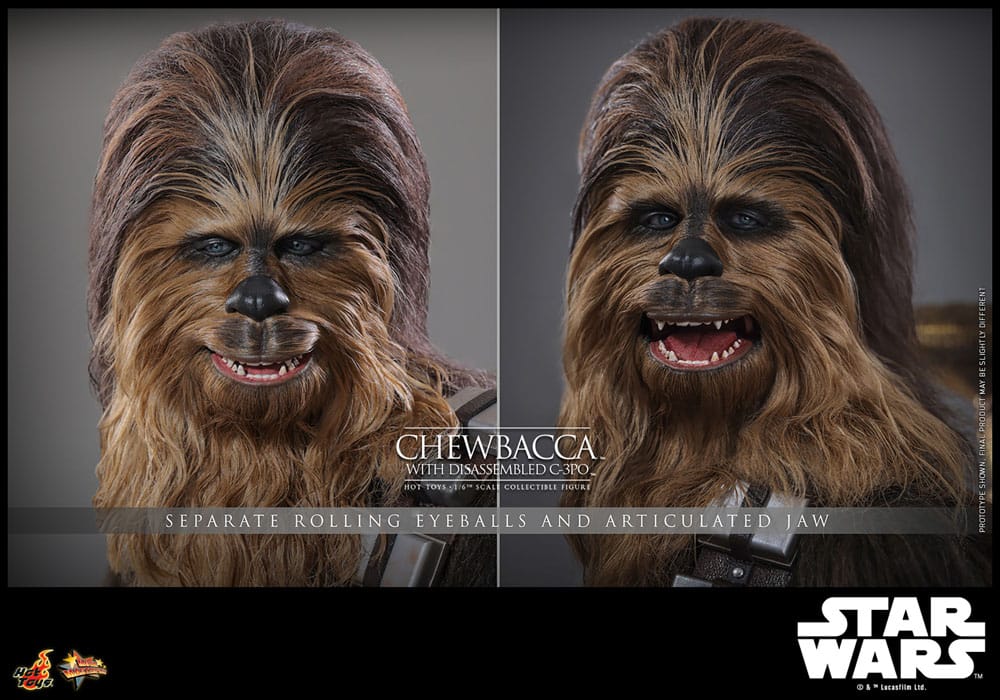 🔴PRE-ORDER Chewbacca with Disassembled C-3PO 1/6 Star Wars Episode V Figura Movie Masterpiece