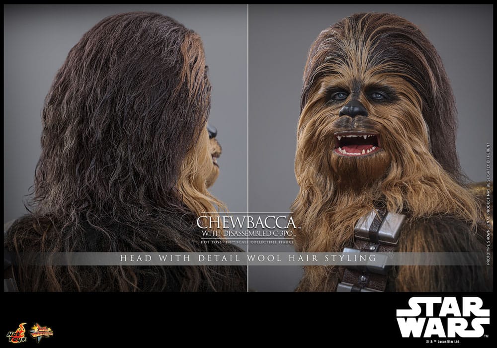 🔴PRE-ORDER Chewbacca with Disassembled C-3PO 1/6 Star Wars Episode V Figura Movie Masterpiece