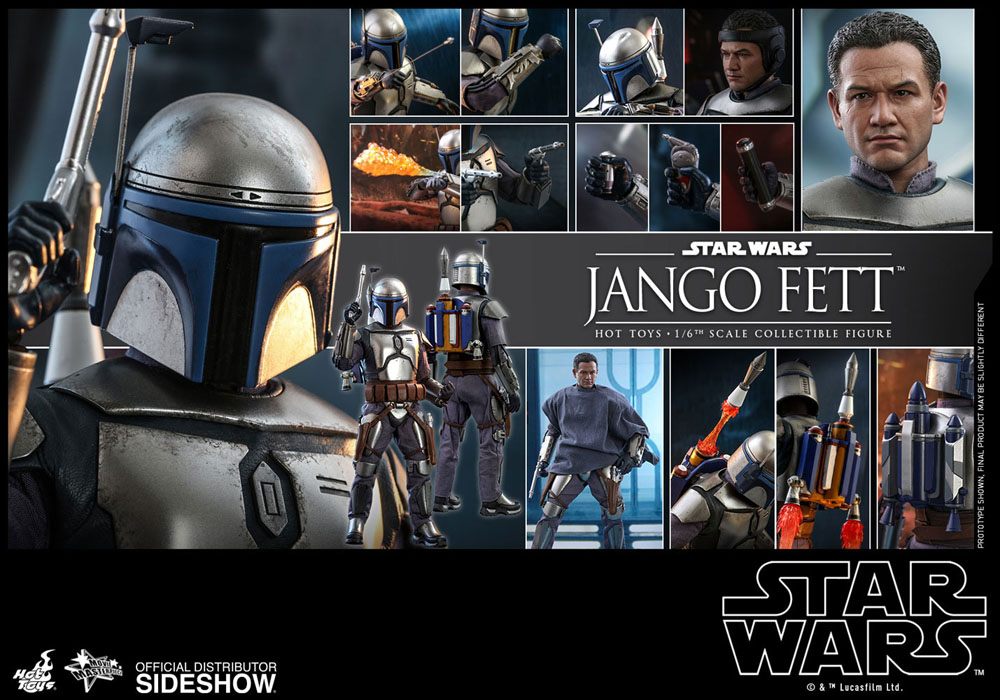 🔴PRE-ORDER Jango Fett 1/6 Star Wars Episode II Figura Movie Masterpiece