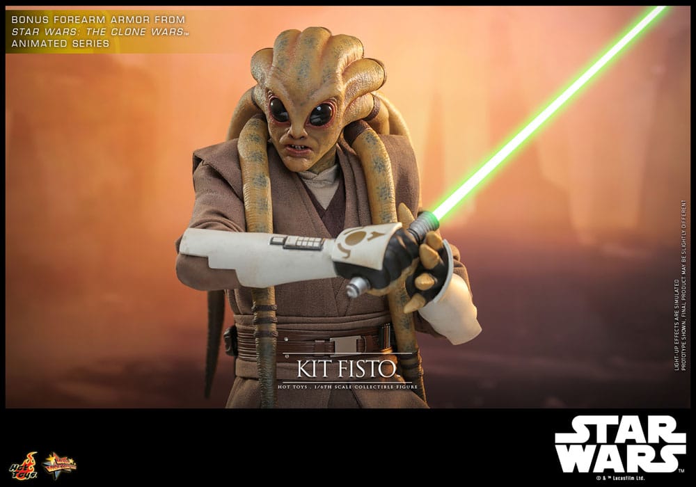 🔴PRE-ORDER Kit Fisto 1/6 Star Wars Figura Movie Masterpiece