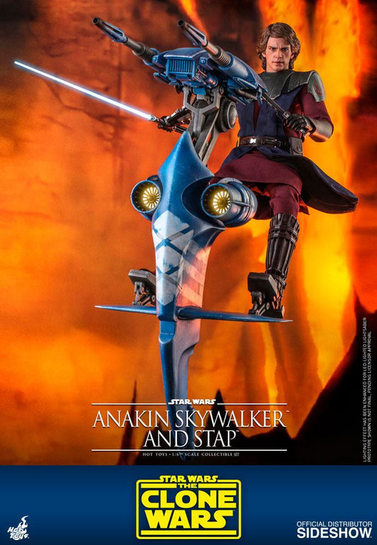 Anakin Skywalker & STAP 1/6 Star Wars The Clone Wars Figura