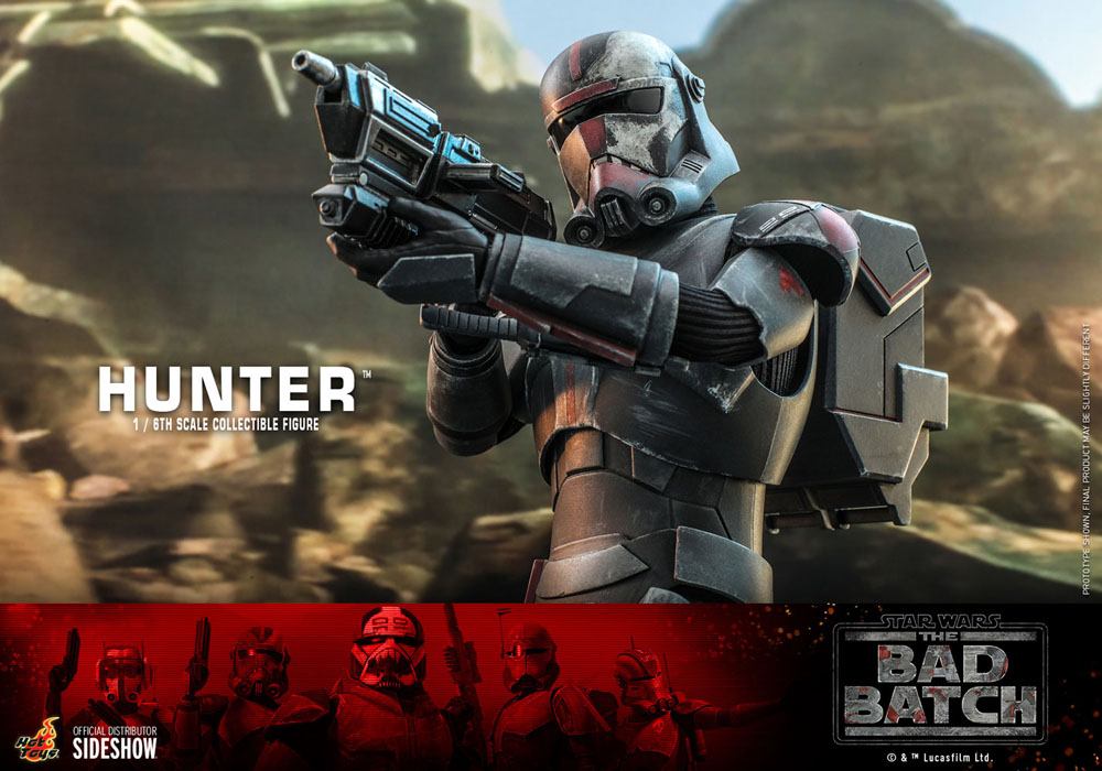 Hunter 1/6 Star Wars: La remesa mala Figura