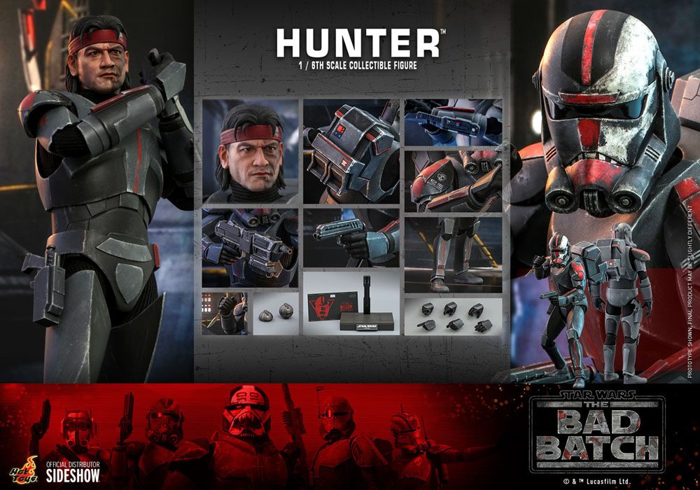 Hunter 1/6 Star Wars: La remesa mala Figura