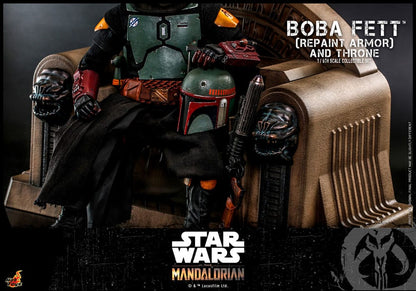 Boba Fett 1/6 Boba Fett Repaint Armor and Throne Special Edition 30 cm Star Wars: The Mandalorian Figura