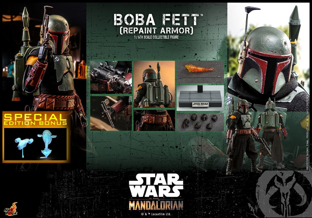 Boba Fett Repaint Armor Special Edition 1/6 Star Wars: The Mandalorian Figura