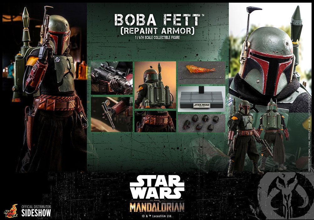 Boba Fett (Repaint Armor) 1/6 Star Wars The Mandalorian Figura