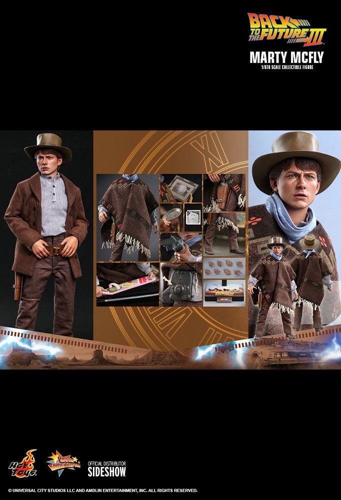 Marty McFly 1/6 Regreso al futuro III Figura Movie Masterpiece