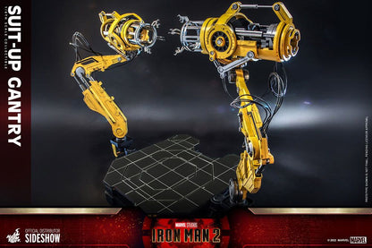 Iron Man 2 Set Accesorios Accessories Collection Series Iron Man Suit-Up Gantry 1/4