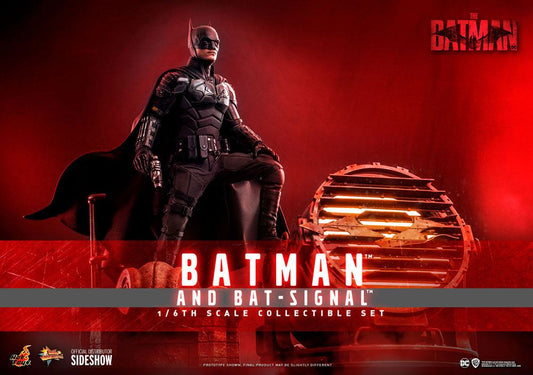 Batman with Bat-Signal 1/6 The Batman Figura Movie Masterpiece