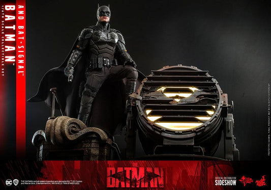 Batman with Bat-Signal 1/6 The Batman Figura Movie Masterpiece