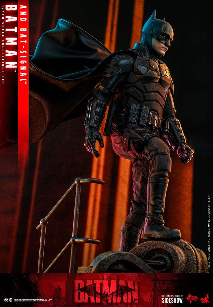 Batman with Bat-Signal 1/6 The Batman Figura Movie Masterpiece